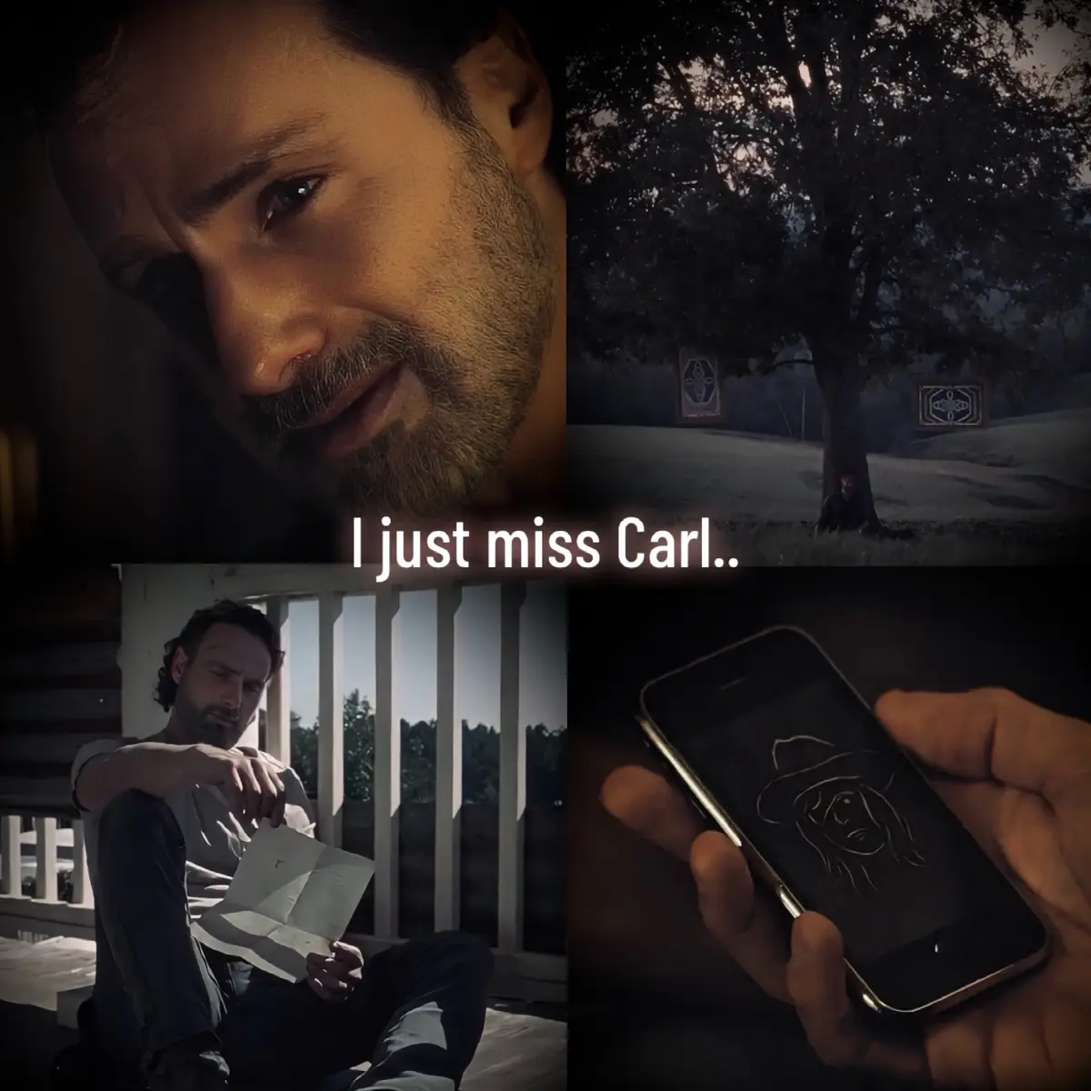 rick just needed Carl by his side..|#twd #thewalkingdead #rickgrimes #carlgrimes 