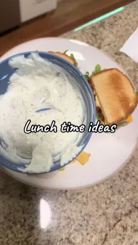 Eating a little late today. Sometimes you just need a simple sandwich!  #fyp #fypage #sahm #momtok #quicklunch 