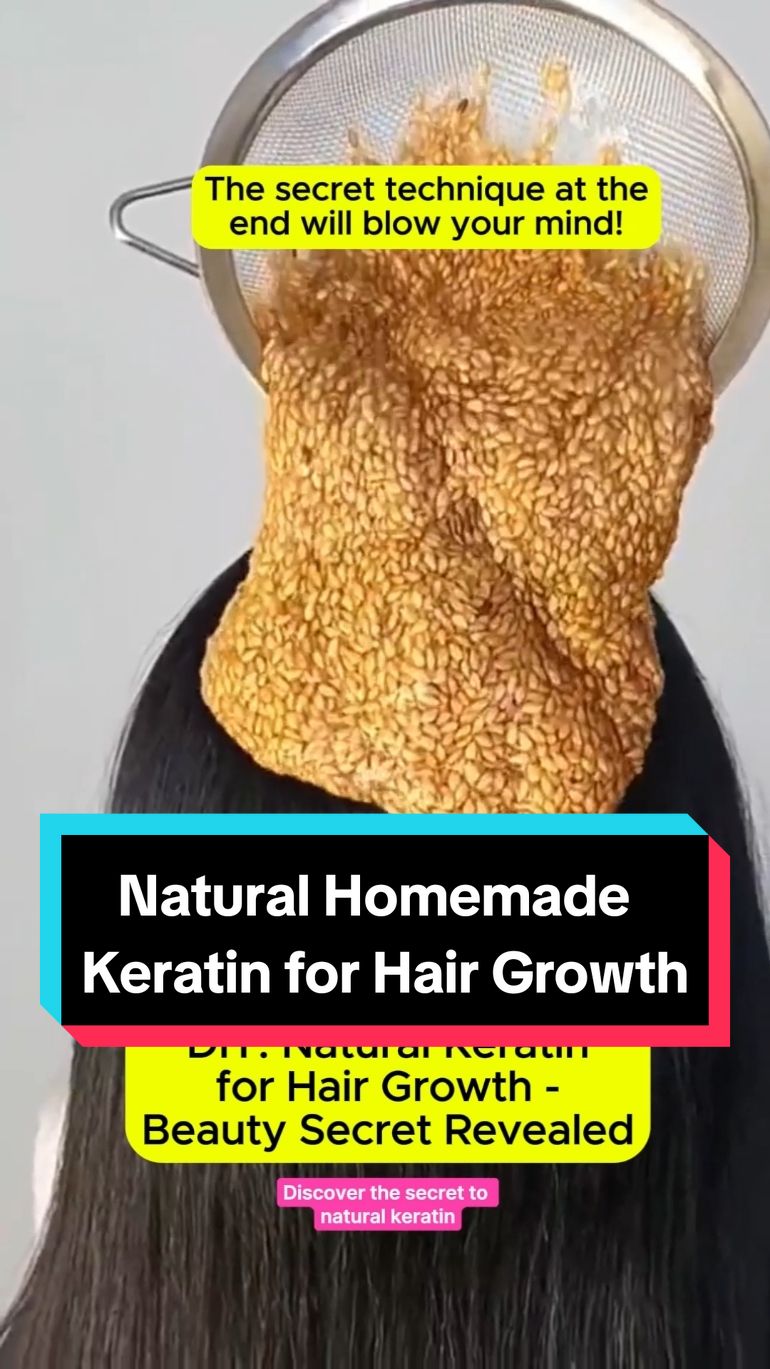 DIY Natural Homemade Keratin for Hair Growth - Salon Secrets at Home! #Recipe #recipes #remedy #hair #haircareroutine #hairtransformation #hairgrowthhacks #haircare #homeremedies #naturalremedies 