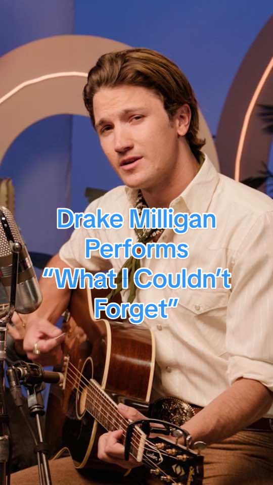 All I've got is this #CMTStudioSessions performance running through my head 🔁 #drakemilligan #WhatICouldntForget #acoustic #countrymusic 