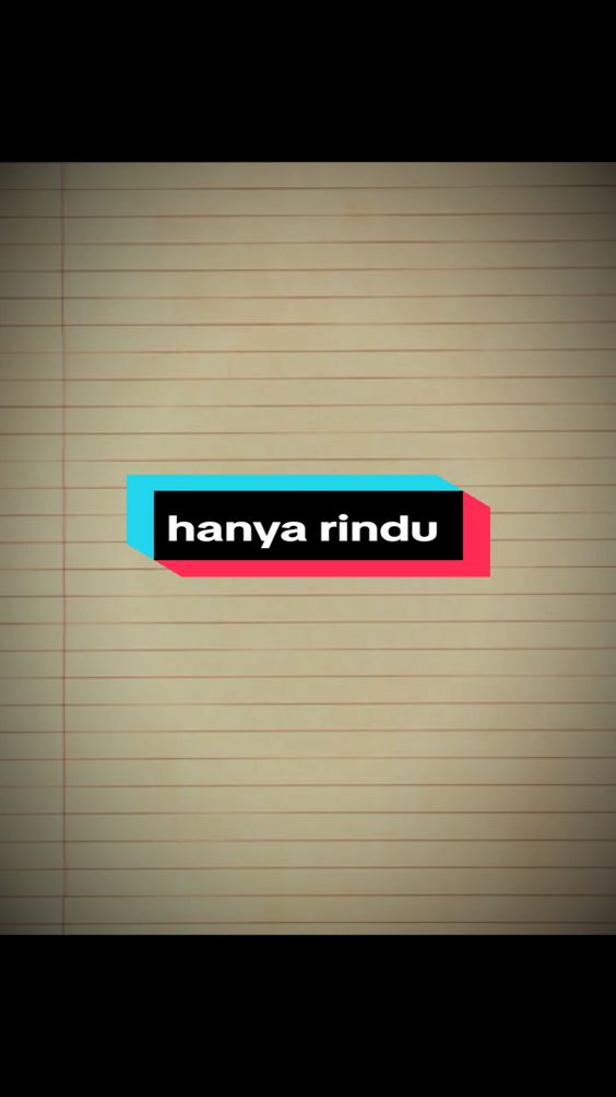 hanya rindu  #lyricsmusic #lewatberanda #lyrics #kangenkamu 