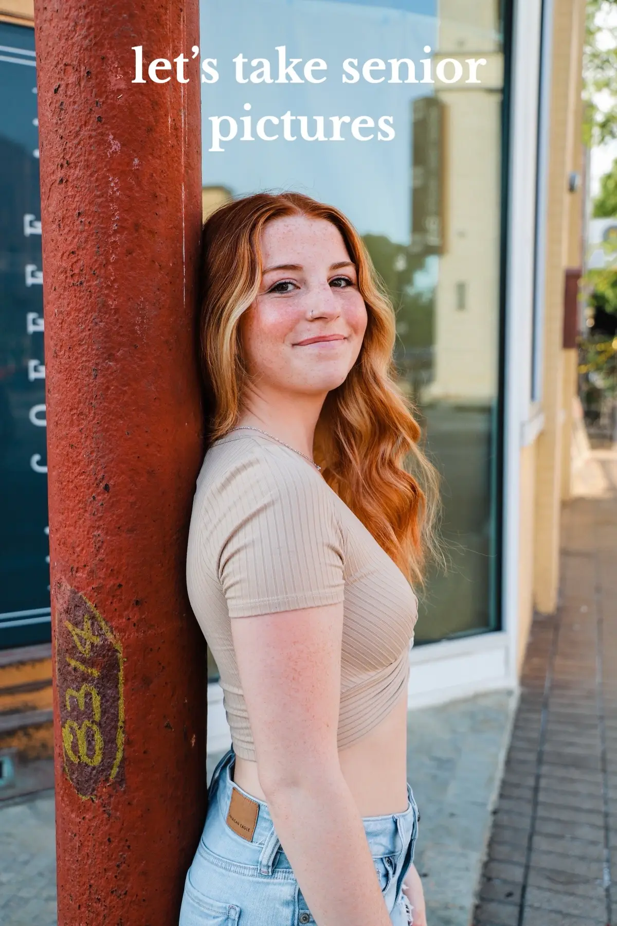 #redhead #senior #seniorpictures #pictures #photoshoot #ginger #taken #blowthisup #hair #2024 #graduated #dress #makup #fyp #foryou #foryoupage 