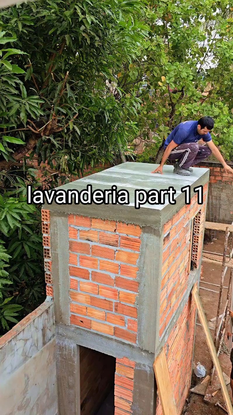 construindo uma lavanderia part 11 #pedreiro #construção #obra #reforma 