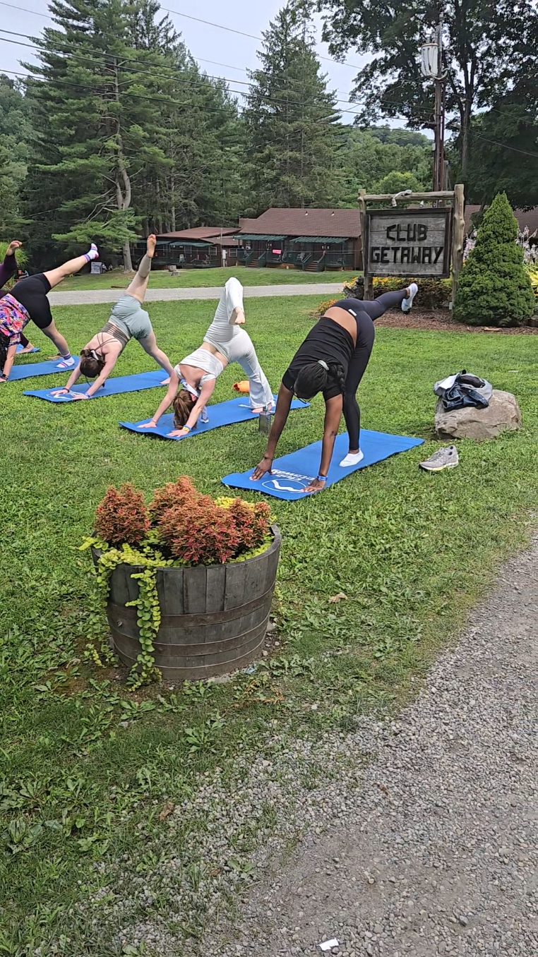 @ClubGetaway in Connecticut! Adult Summer Camp! #clubgetaway  . . . . . . .#adultsummercamp #summercamp #allinclusive #Hiking #biking #ziplining #archery #yoga #waterski 