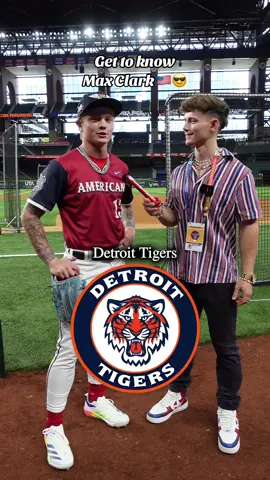Max Clark is next up😎 Bro is a chiller and an absolute stud in the making⭐️ He was picked 3rd overall last year by the Tigers and just got promoted to High-A ball👀⚾️ Max has been poppin’ on social media since he was in high school and it’s been lit to see his career develop into pro ball🦾 It was dope to finally meet him at the  MLB All-Star Futures Game last week in Texas🔥@mc #sports #athlete #interview #collegebaseball #highschoolbaseball #baseball #MLB #homerun #dingers #baseballboys 