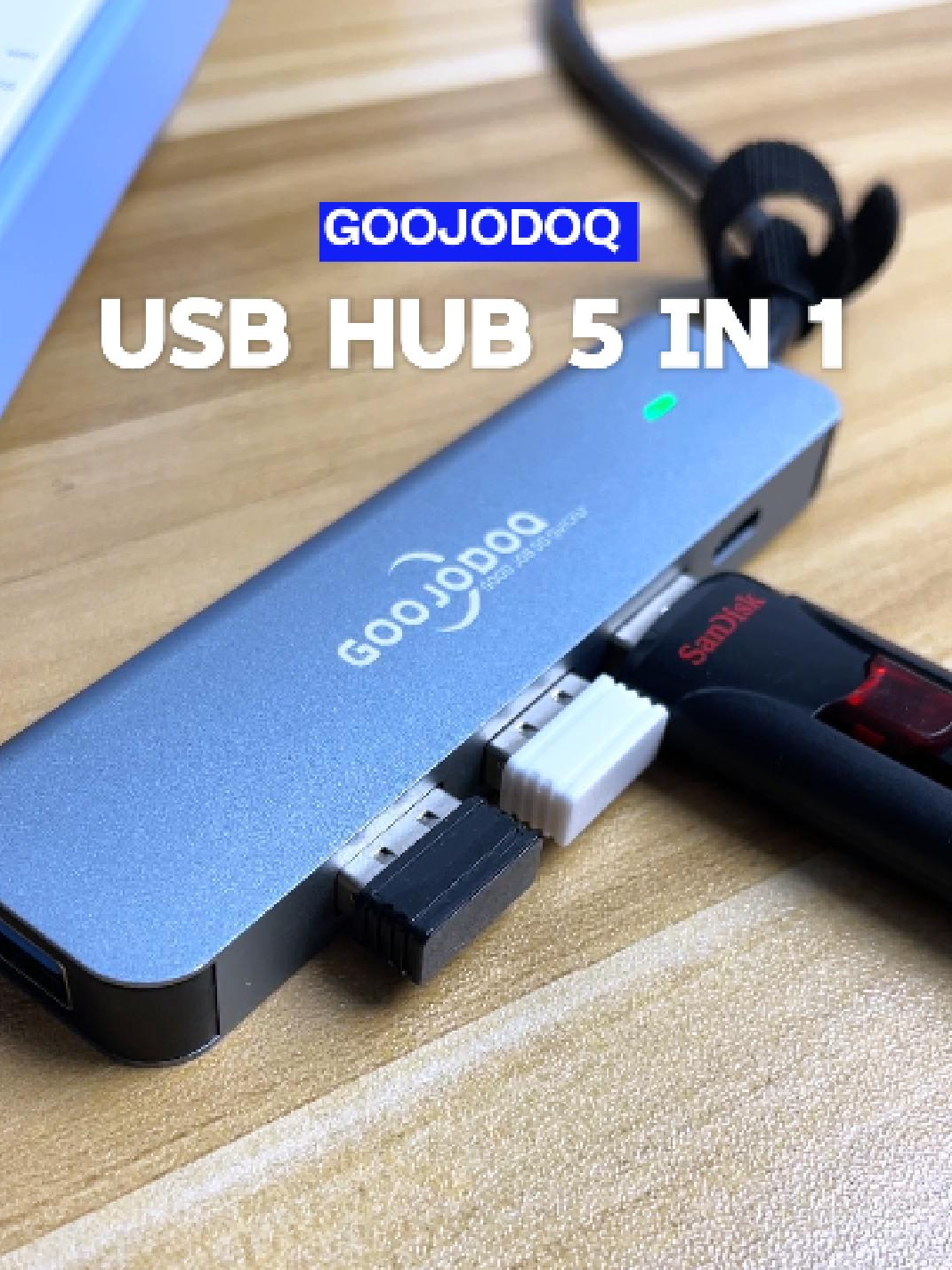 SATU HUB settle all problem !!! must have item 😍🤩 #hub #5in1 #usb #type-c #adapter #pendrive #mouse