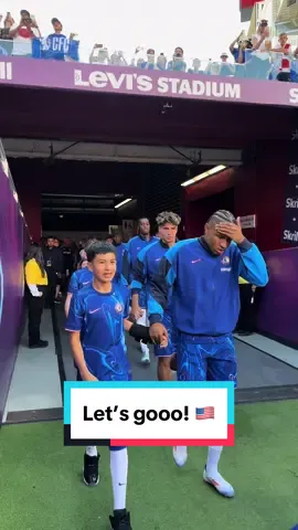 Let’s goooo! 👏 #Chelsea #CFC #BluesInTheUSA 