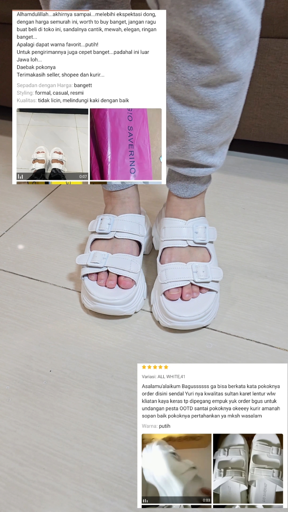 Sandal Wanita Korean Style yang ringan dan empuk dibuat jalan seharian. Kamu suka warna apa? #giosaverino #sandalwanita #shopmaster #sendalwanita #sandalkekinian #sandalplatform #sandalwedgeswanita #sandaltapaktebal #sandalwedges #wibgajian #sepatu #sepatukekinian #sepatucewek 