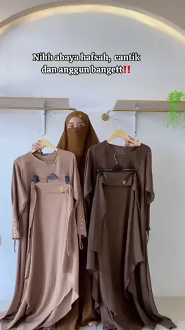 Abaya hafsah sudah menjadi best seller ditoko kami🤗 #fypシ #abayajetblack #abayahitam #oneset #abayaviral #abayastyle #muslimah #ootdhijab 