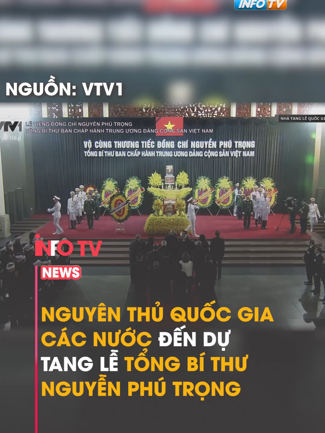 Nguyên thủ quốc gia các nước đến dự tang lễ tổng bí thư Nguyễn Phú Trọng. #infotv #news #mcngroup #mcndigital #tongbithunguyenphutrong #nguyenphutrong