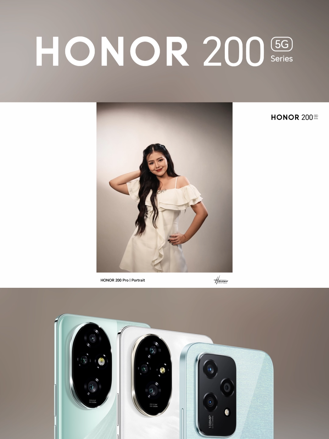 ✨HONOR 200 Pro ရဲ့ Harcourt Studio Mode ကြောင့် Studio Level Portrait တစ်ပုံရဖို့အတွက် အများကြီး ပင်ပန်းခံစရာမလိုတော့ပါဘူး။ 📸 #PortraitမှာဆရာHONOR၂၀၀ #HONOR200Series  #HONORMyanmar