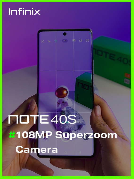 NOTE 40S 108MP Superzoom Camera ! #InfinixMyanmar #InfinixNOTE40S #မှန်ခုံးနဲ့မိုက်တန်လို့ကြိုက်