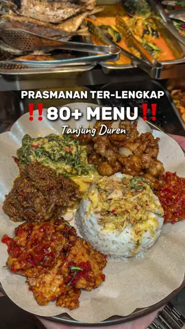 ‼️PRASMANAN DENGAN 80+ MENU‼️ Warga Jakarta Barat merapat karena @bhinnekarasa prasmanan yang menyajikan 80+ menu yang bikin nostalgia dengan harga terjangkau ✨ Mereka lagi ada promo discount 20% untuk menu nasi goreng berlaku 10 Juli - 10 Agustus 2024 ya ✅ 📍Bhinneka Rasa Tanjung Duren, Jl. Tanjung Duren Raya Kav. 5-9, Grogol Petamburan, Jakarta Barat (Apart Mediterania 1) #T#TTPetualangProJelajahJakarta #M#MasakanPrasmanan#p#prasmananviralk#kulinerjakbark#kulinerjakartak#kulinerviralb#bhinnekarasab#bhinnekarasatanjungdurenM#MakananNostalgiaM#MakananPrasmananj#jktfoodief#foodpornf#foodbloggerkulinerjakartapusat #JaminanHargaTerbaik 