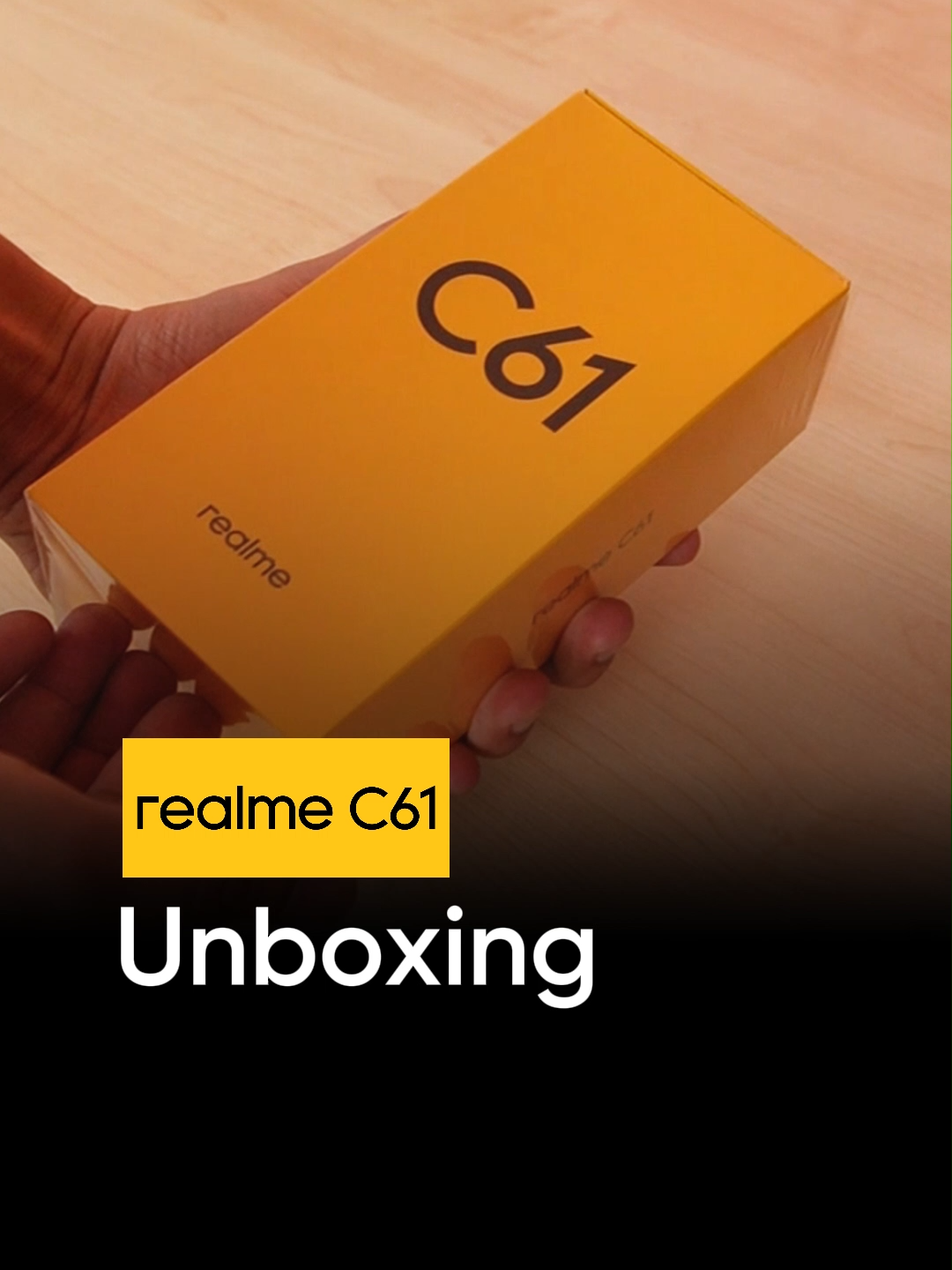 Unveiling the latest C Series!  #realme #fyp #realmeC61 #foryou #unboxing