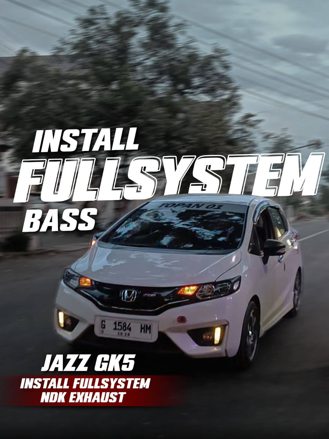 Jazz GK5 install fullsystem NDK EXHAUST suara bass adem cocok buat harian. Spesifikasi Downpipe NDk Muffler DK 03v4 Resonator NDK #knalpotjazzgk5 #jazzgk5 #jazzgk5modifikasi #ndkexhaust