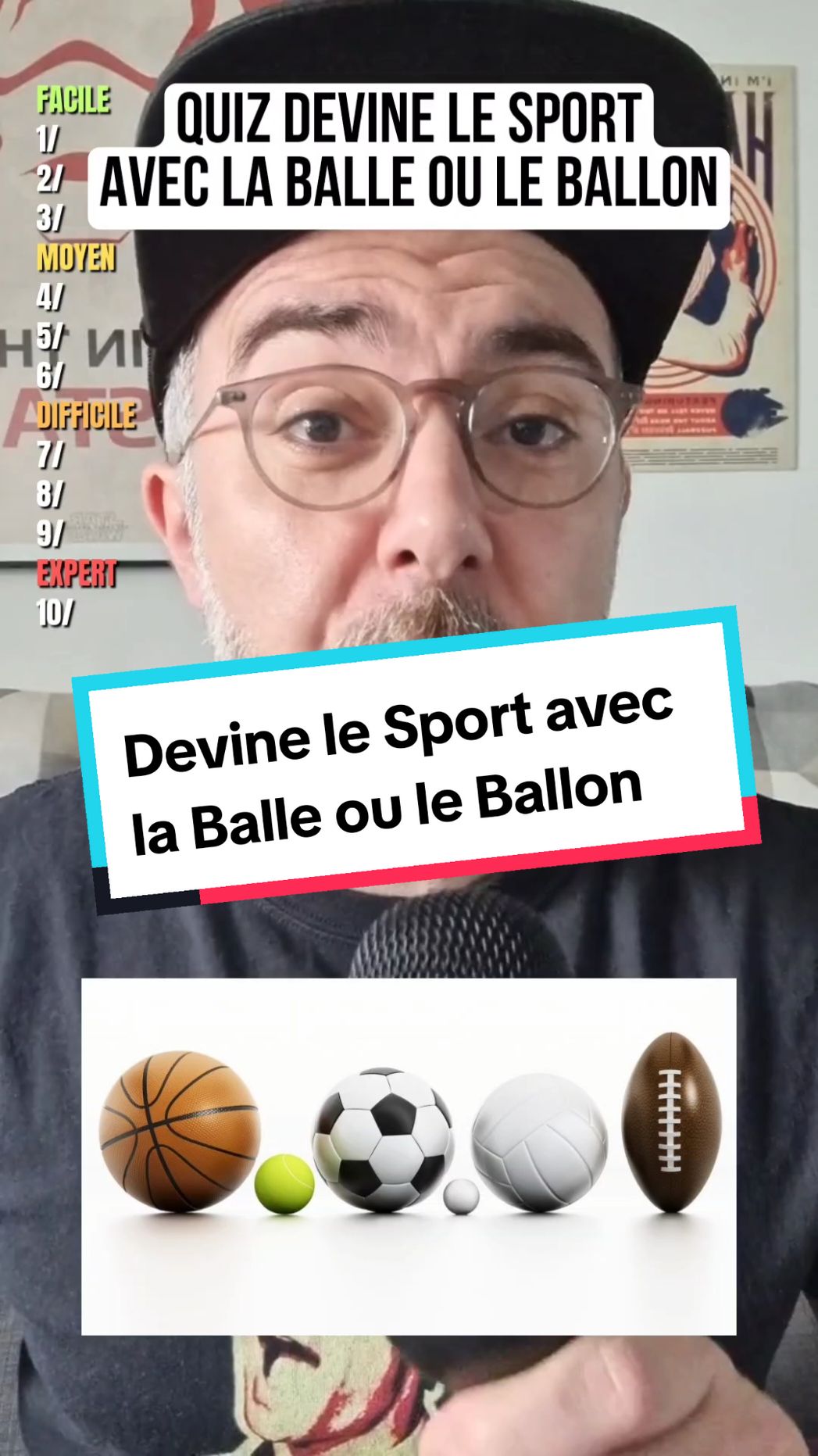 Devine le Sport avec la Balle ou le Ballon ⚽️🏉🏀🏐 #quiz #sport #balle #ballon #culturegenerale #tiktokacademie #apprendresurtiktok 