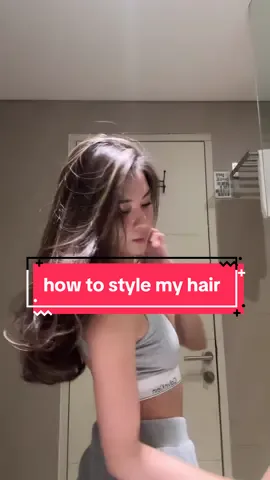 how to style my hair✨ #fyp #hairyutorial #haircare #hairstyle 