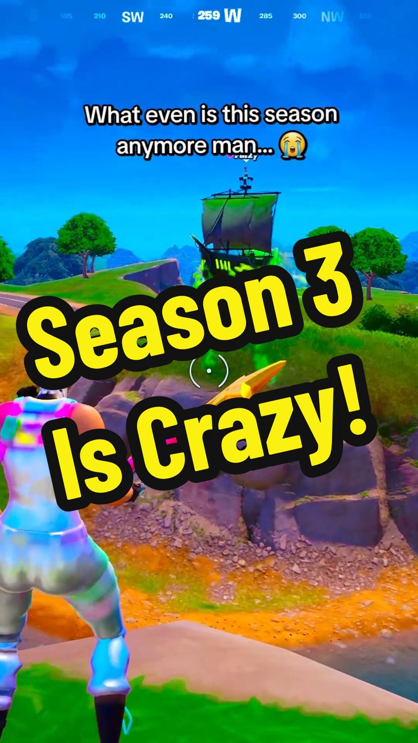 Season 3 is getting a little crazy rn ngl 😂 #fortnite #chapter5 #season3 #fyp 