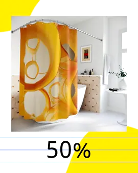 🔥 Polyester Shower Curtain 🔥 You won’t regret it! Shop today 👉