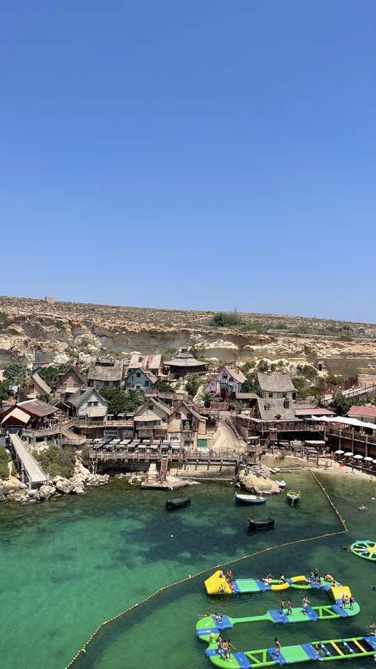 Don't miss this place during your stay in Malta 🇲🇹 📍 Popeye Village You can swim right next to the village for free, just put 