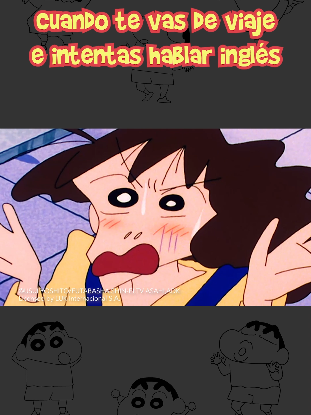 Que levante la mano quien sea como Misae 🤪 #inglesentiktok #misaenohara #shinchanmemes #viajandoporelmundo