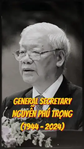 General Secretary Nguyễn Phú Trọng (1944 - 2024). In every step of the country's progress, we cannot forget the contributions and significant role of General Secretary Nguyễn Phú Trọng. His legacy will forever live in the hearts of the Vietnamese people! #JoyJourneys #vietnam #generalsecretary #nguyenphutrong #mekongdelta #saigontravel #traveltovietnam #hochiminhcity #morethanatrip #cuchitunnels