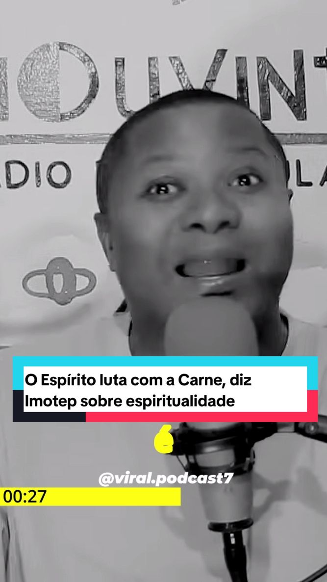 ⚠️ O Espírito luta com a a Carne, diz Imotep sobre espiritualidade,  #imotep #podcastangola #viralpodcast #angolanos #espiritualidade 