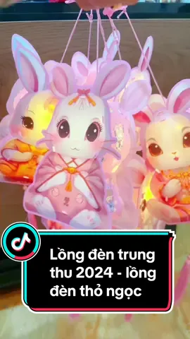 Đèn Trung Thu, Đèn Thỏ, Đèn lồng nhiều màu sắc kèm đèn Led, DIY, Thỏ cute may mắn, dễ thương #dikid#sachthieunhi#xuhuong#dentrungthu#trungthu2024