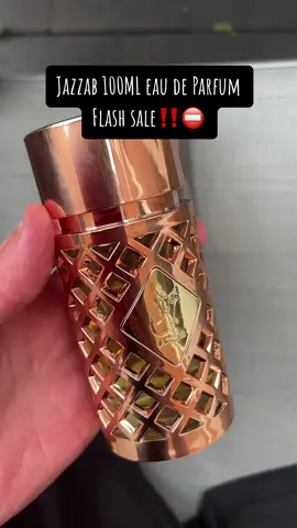 Jazzab gold eau de parfum 100ml flash sale. #jazzab #eaudeparfum #TikTokMadeMeBuyIt #isendfast