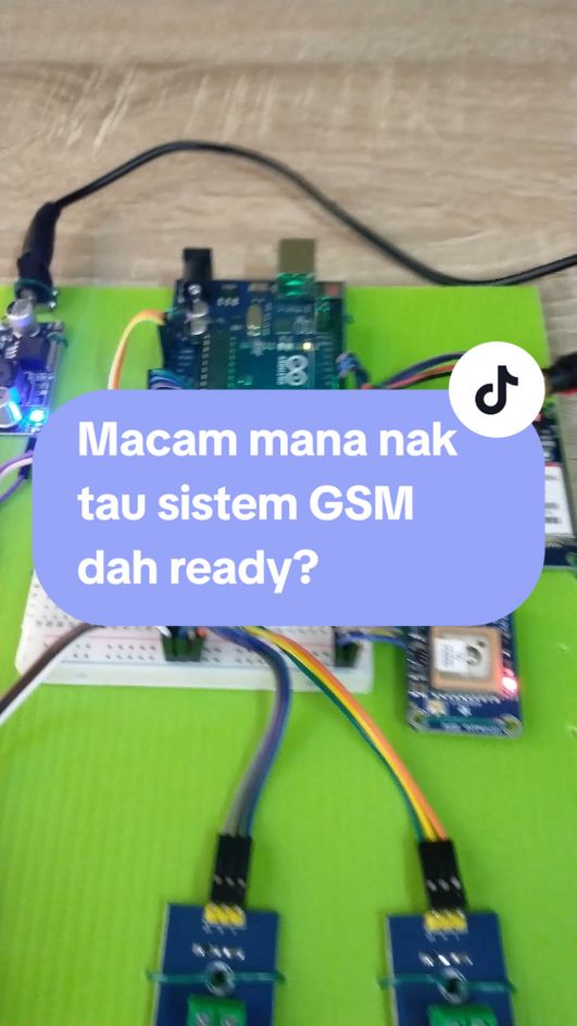 Macam mana nak tau sistem GSM  dah ready? Projek Arduino GSM GPS ESP8266 ESP32 Blynk Apps MIT Inventor Thunkable