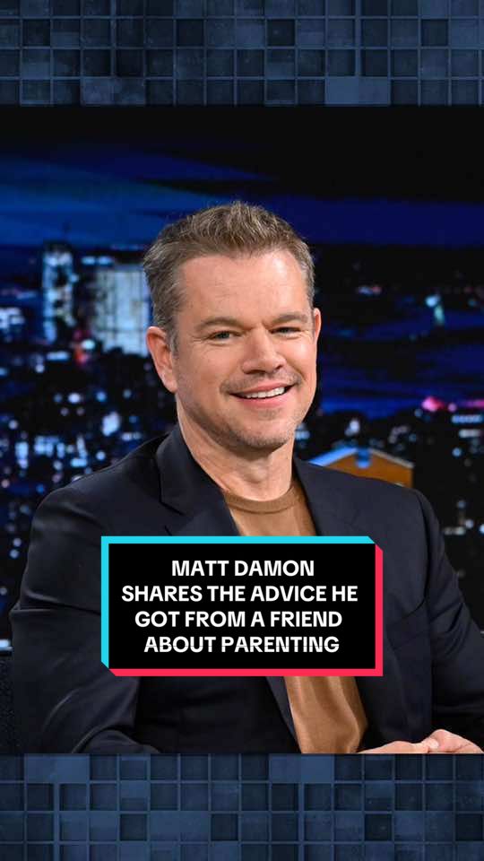 Matt Damon shares the advice he got from a friend about parenting. #FallonTonight #TonightShow #MattDamon #JimmyFallon 
