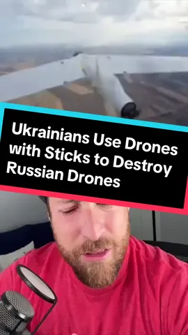 7/25 Ukrainians Use Drones with Sticks to Destroy Russian Drones