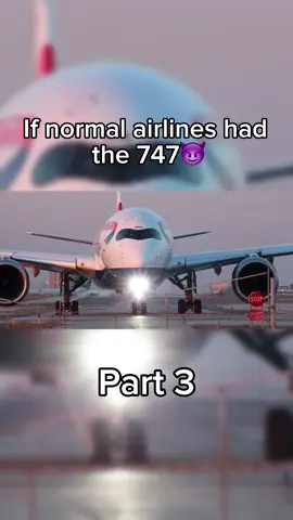 If normal airlines had the 747😈👀.                                          #aviation#jetplane#avgeek#aviationdaily#pilot#747#airlines