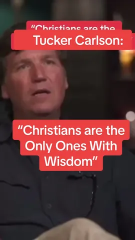 Pardon the language! 🙉 Tucker Carlson shares some honest realizations he’s having on the Shawn Ryan Show. He’s been surprised to find out it’s the Christians who are the ones with wisdom and aren’t panicked as the world goes crazy around them! @Shawn Ryan Show #christiantiktokcommunity #christiantiktok 