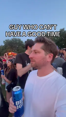 Guy who cant have a good time #limpbizkit #budweiserstage #toronto 