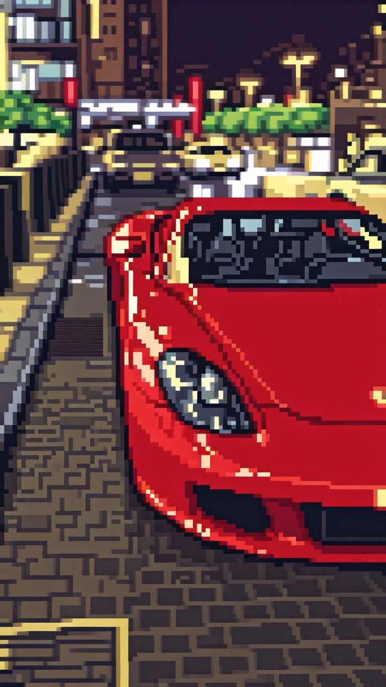 Details ♨️ 🎥 @cf.cars #pixelart #porsche #carrera #gt #dubai #ai #art #aiart @Porsche 