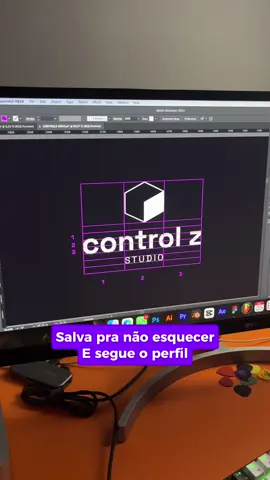 Mais uma dica ligeira no illustrator ⚡️ #designgrafico #logotipo #identidadevisual #illustrator #controlzstudio