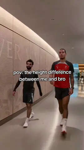 He so small #bro #relatable #salah #vandijk #liverpool 