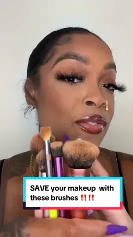 5 easy-to-use brushes that will SAVE your makeup routine, including 3 popular @realtechniques MUST HAVE brushes ‼️‼️‼️ #beautybymichel #realtechniques #review #makeupreview #fyp #atlmua #makeuptutorial #makeupartist 