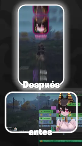 Antes y después | Edición de vídeo en formato vertical para mi vtuber favorita. Clip extraído de twitch c: #edit #premiere #twitch #vtuber #español #fyp