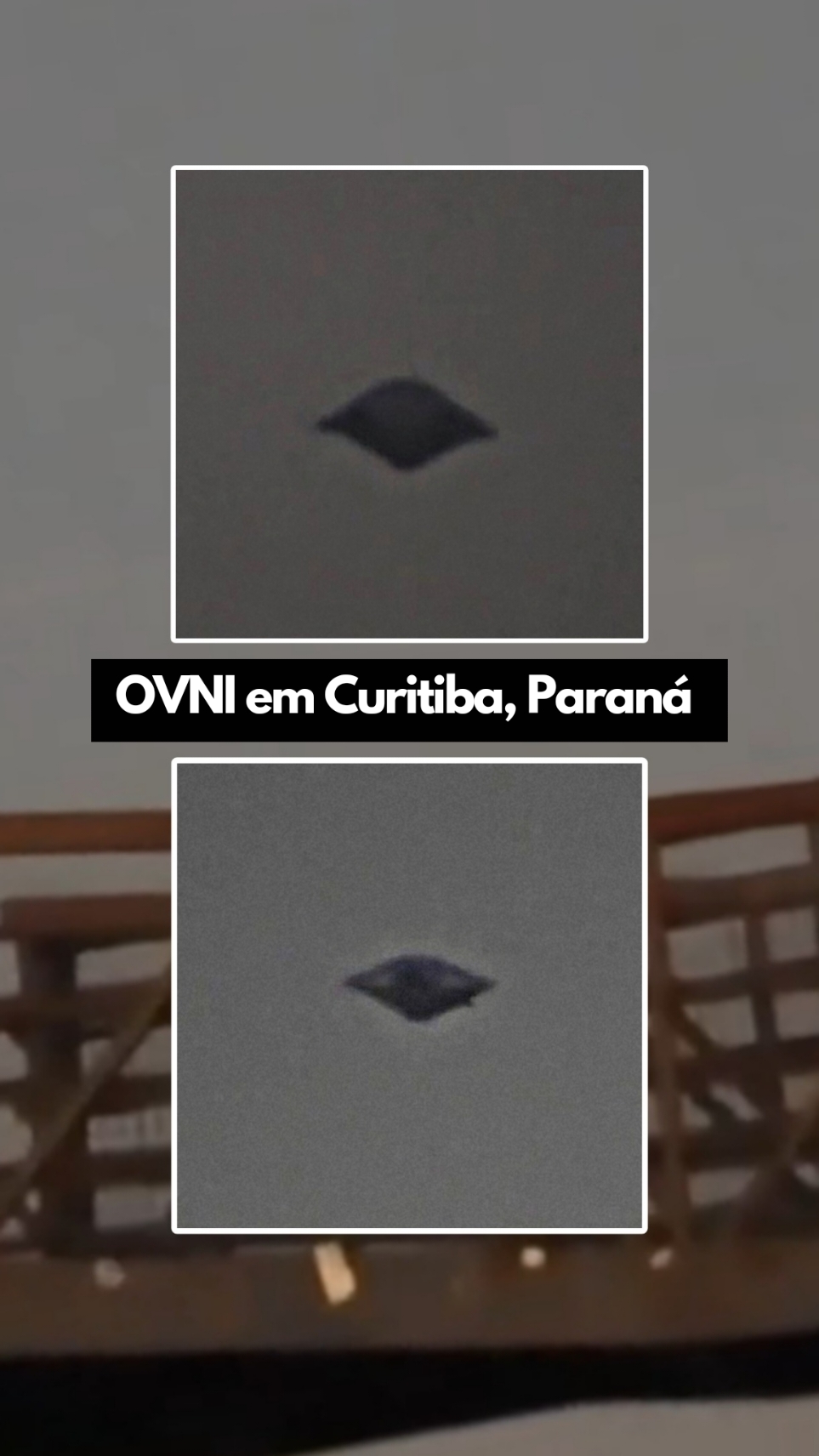 OVNI gravado supostamente em Curitiba, capital do estado do Paraná, em 21/07/24. #uap #ufo #ovni #ufologiabrasil 