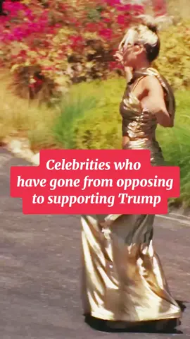 Celebrities who have gone from opposing to supporting Trump.  #actor #fyp #mileycyrus #snoopdogg #amberrose.