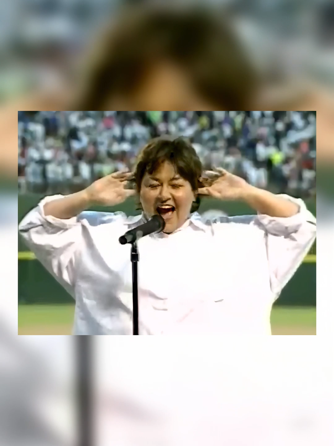 34 Years Ago Today, Roseanne Barr's Infamous National Anthem Performance On July 25, 1990, a day that would forever be etched in sports and pop culture infamy, comedian Roseanne Barr took the stage at San Diego's Jack Murphy Stadium to perform the National Anthem before a Cincinnati Reds-San Diego Padres game.  What unfolded next would become one of the most talked-about, and controversial, moments in sports history.    Rather than a traditional rendition, Barr opted for a loud, off-key, and at times seemingly mocking performance. Many in attendance, and millions more watching on television, were stunned. Instead of singing, it was widely described as 