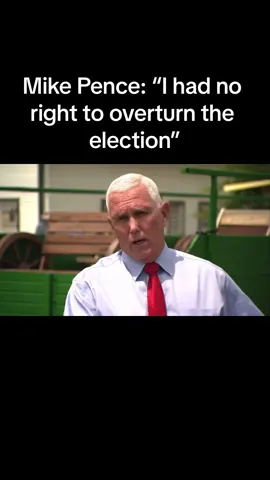Mike Pence on Trump’s attempt to overturn the election. #Trump #Pence #Election2024 #January6