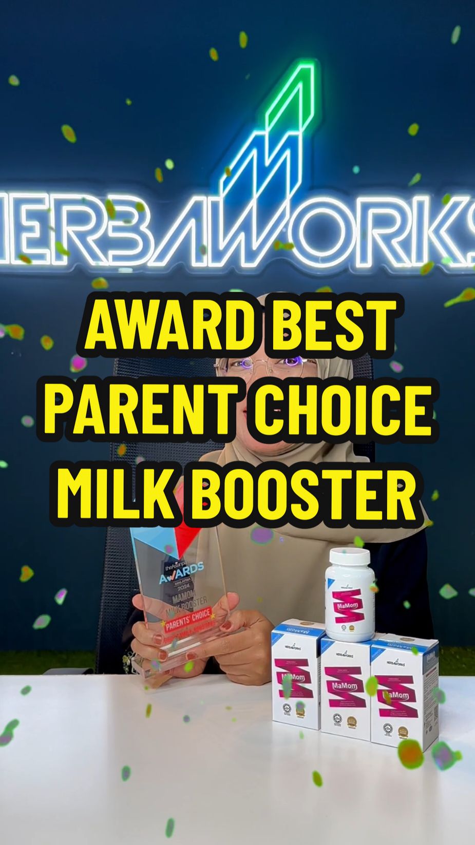 MaMom milk booster dianugerahkan award untuk milk booster pilihan utama di Malaysia oleh The Asian Parent. Terima kasih untuk support anda semua selama ini. Untuk yang masih mencari cari cara meriahkan susu badan. Jom pilih MAMOM! 😍  #award #theasianparent #breastfeeding #milkbooster #mamommilkbooster 