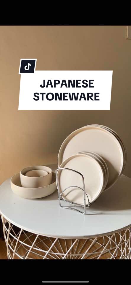 Quality and Aesthetic Dinnerware! @VISHINE. #japanesestoneware #dinnerware #plateset 