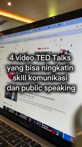 Sekali-kali nonton yang bisa upgrade skill~ #Tips #Komunikasi #PublicSpeaking #TEDTalks 