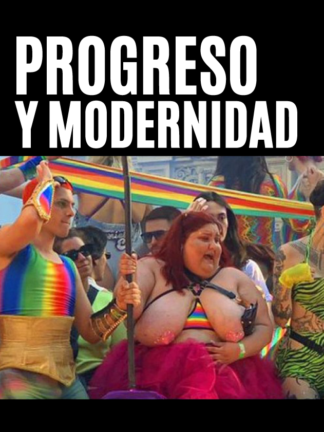 AL CARAJO EL PROGRESISMO ... ¿QUÉ ES UN PROGRESISTA? Es alguien que lo malo le llama bueno y a lo bueno malo. Y A lo feo le llama bello, y a lo bello feo. @francoisevenspaul . . . . . . . . . #elprogresismo #laizquierda #lgbtqiapride #feminista #transedad #elcomunismo #ideologiadegenero #identidaddegenero #socialismo #eldesorden #aborto #relativismo #cultura #transexual #maquiavelico #progresismo #FeminismoParaResistir #francoisevenspaul #epf #evenspaulfrancois