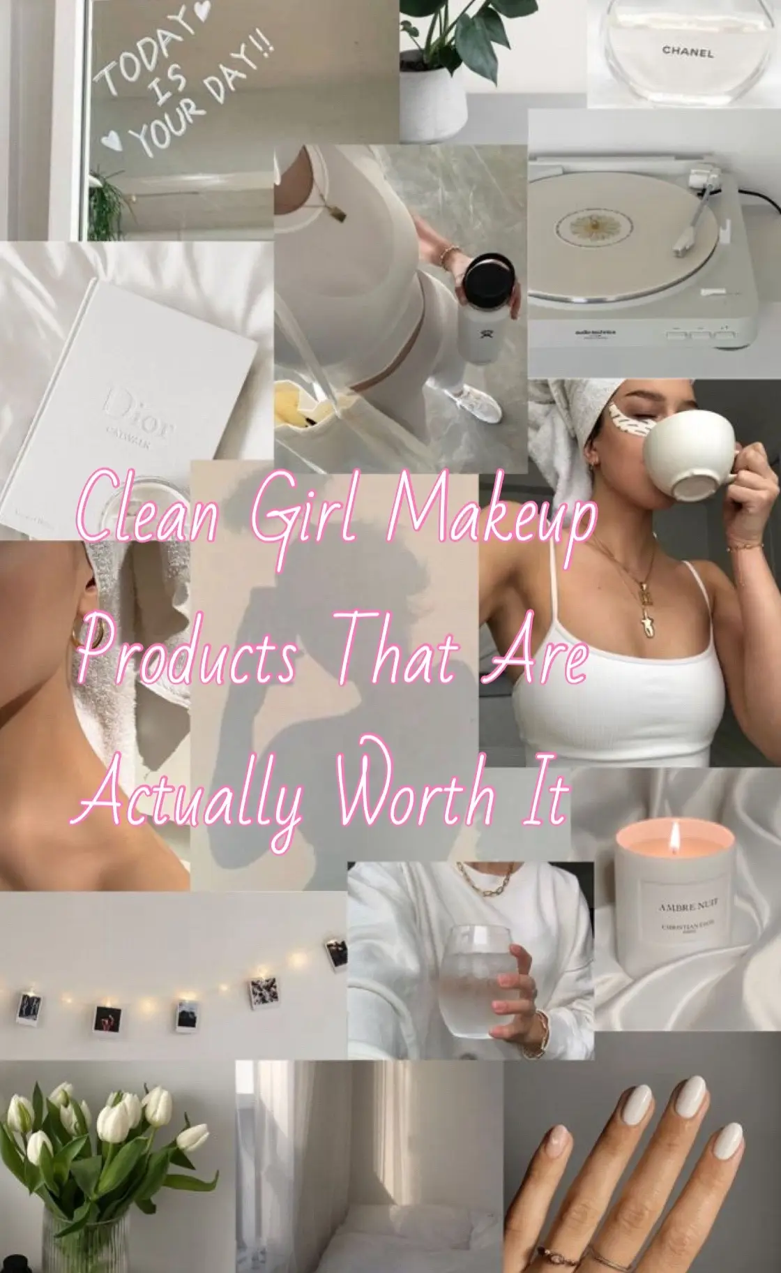 My favs to achieve the clean girl look  #beauty #cleangirlaesthetic #fyp #makeup #cleangirlmakeup @Cay Skin @Glossier @Rare Beauty @rhode skin @Caudalie 