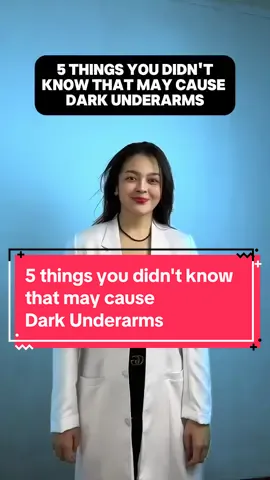 5 things you dont know that may cause Dark Underarms #healthylifestyle #health #doctor #fyp 